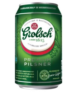 Grolsch bier blikjes 33cl tray 24 stuks six pack
