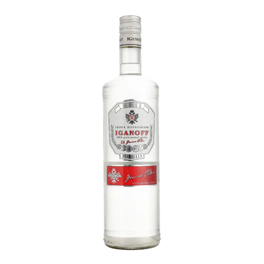 Iganoff Vodka 1 Liter voordelige vodka 37,5%