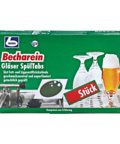 Glazen Spoeltabletten Rondetten Bechter, Pak 75 Stuks