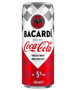 Bacardi Coca Cola Blikjes 25cl Premix Tray 12 Stuks