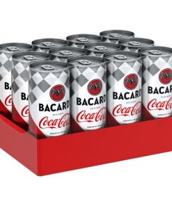 Bacardi Coca Cola Blikjes 25cl Premix Tray 12 Stuks
