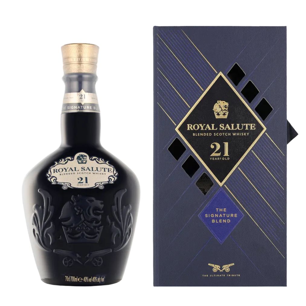 Chivas Regal 21 Years Royal Salute Whisky Met Geschenkdoos