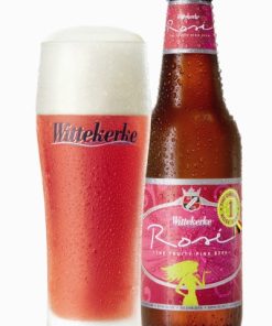 Wittekerke Rosé Bier flesjes 25cl krat met 24 Belgische speciaalbieren