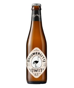 Brouwerij 't IJ Witbier biologisch in krat met 24 flesjes van 33cl