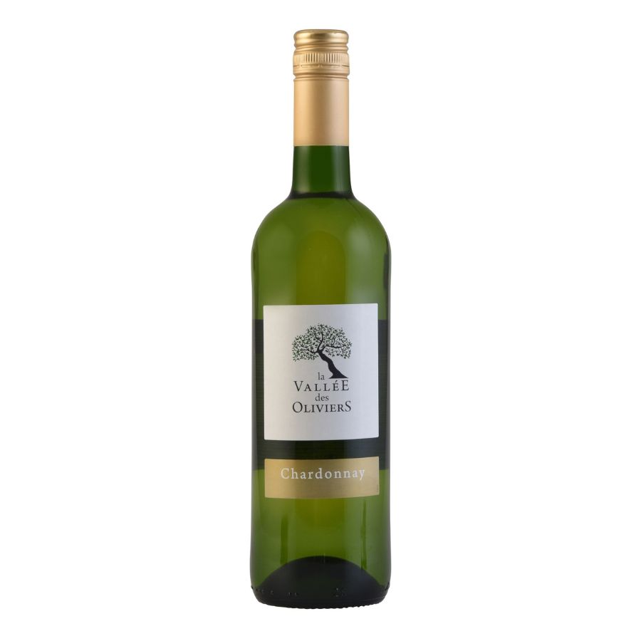 La Vallée des Oliviers Chardonnay Witte Droge Wijn 75cl Frankrijk