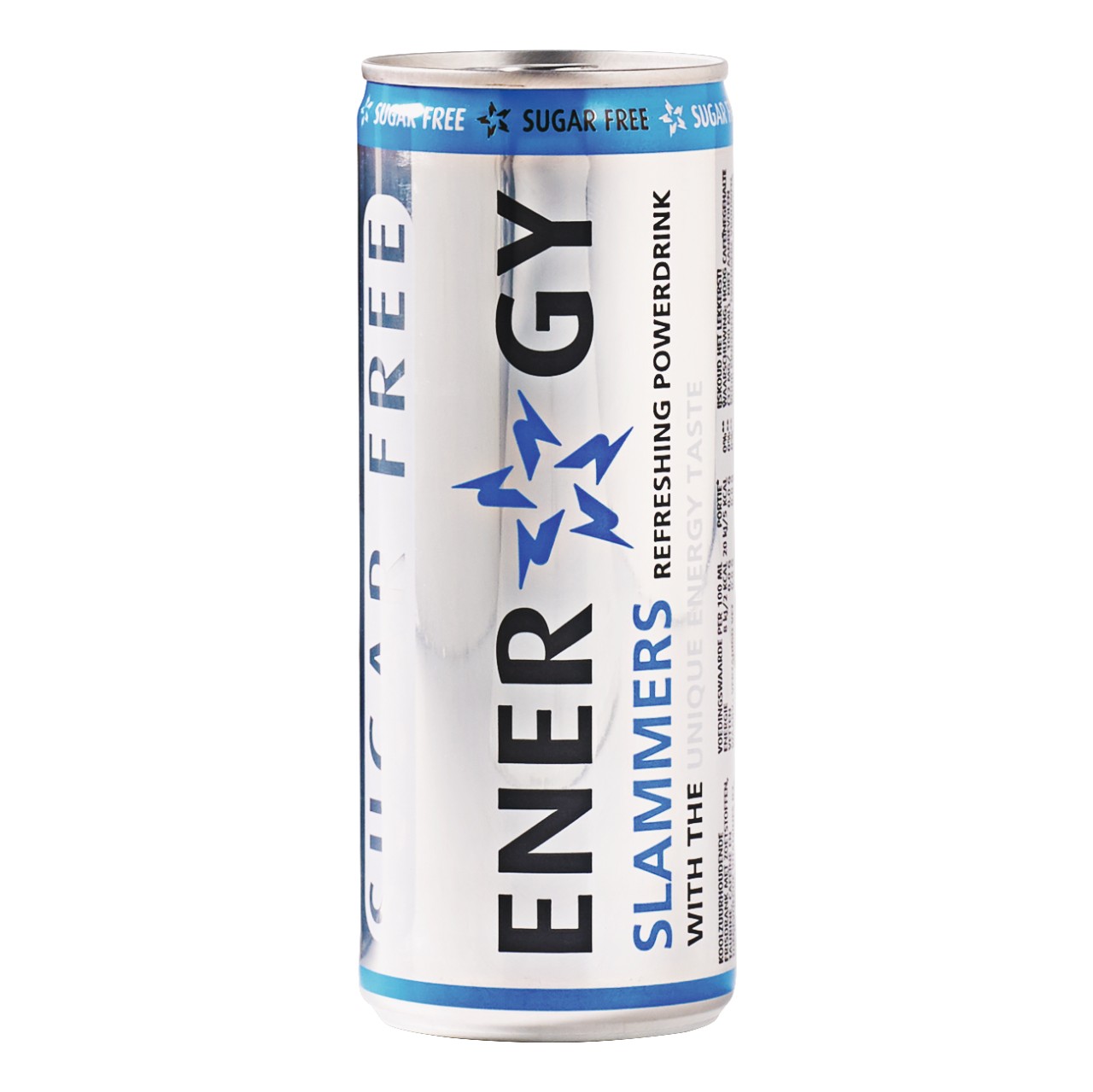 Slammers Energy Drink Light blikjes 25cl tray met 24 stuks