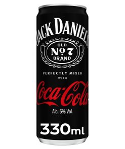 Jack Daniel's Cola Blikjes 33cl Tray 12 Stuks Premix