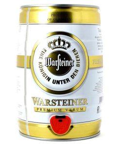 Warsteiner Biervat Fust 5 Liter met tapkraantje