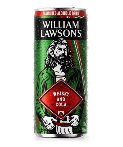 William Lawson's Whisky met Cola Blikjes 25cl Tray 24 Stuks