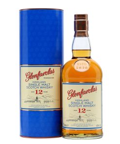 Glenfarclas 12 Jaar Whisky 70cl met geschenkverpakking – zachte Single Malt met tonen van sherry, karamel en noten.