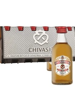 Chivas Regal 12 Jaar 5cl Mini Flesjes Doos 12 Stuks
