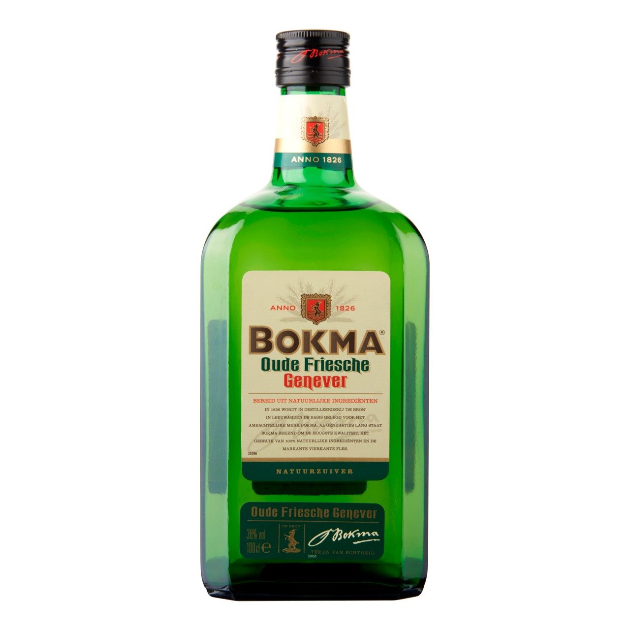 Bokma Oude Jenever Vierkant 1 Liter