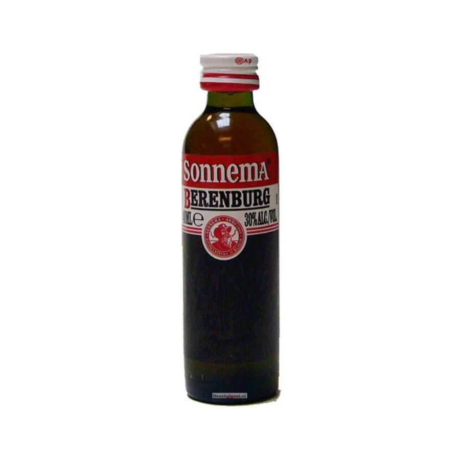 Sonnema Berenburg Mini Flesjes 4cl Doos 12 Stuks
