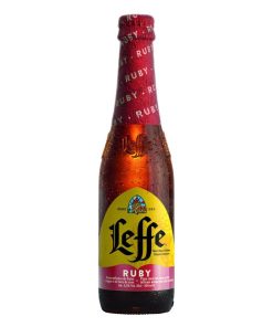 Leffe Ruby Fruitbier 33cl Flesjes Krat 24 Stuks