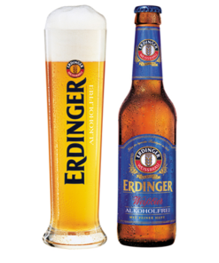 Erdinger Weissbier Alcoholvrij 0.0 Fles 33cl Krat 24 Stuks