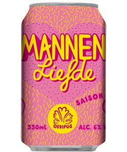 Oedipus Mannenliefde Saison bier blikjes 33cl tray 12 stuks