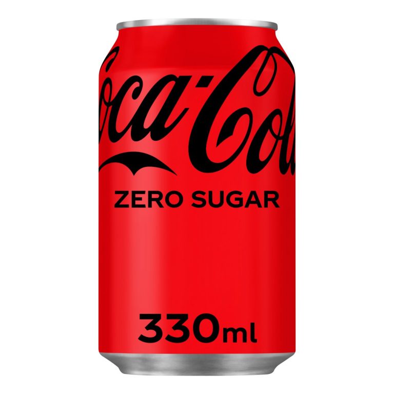Coca-Cola Zero Blikjes 33cl DK Tray 24 Stuks