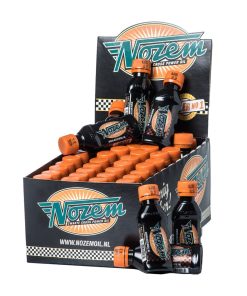 Nozem Oil 2cl shotje mini flesjes van PET-kunststof, doos 40 stuks