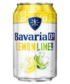 Bavaria Fruity Lemon Lime 0.0 Blikjes Tray 24 stuks