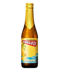 Mongozo Banana Bier fles 33cl krat 24 stuks fruitbier