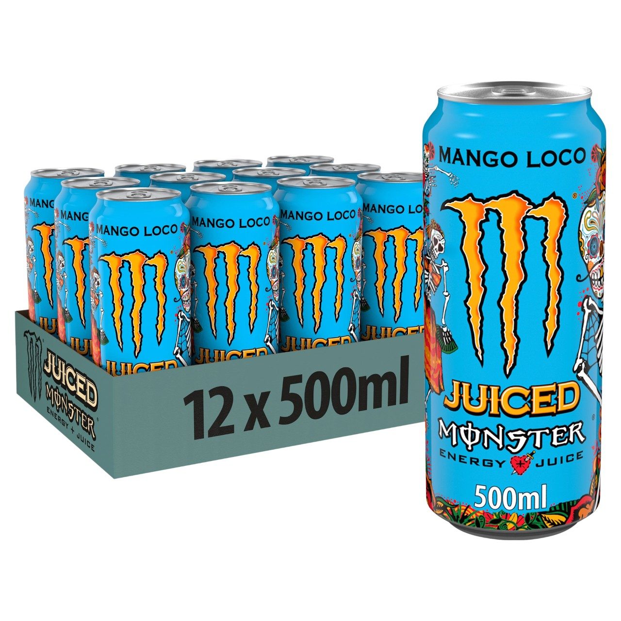 Monster Juiced Mango Loco Energy Drink Blikjes