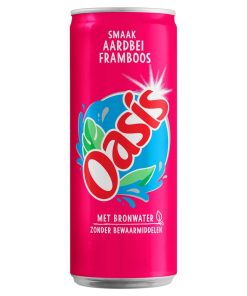 Oasis Fraise Framboise blikjes 33cl tray 24 stuks