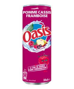 Oasis Appel Cassis Framboise Blikjes Tray 24x33cl