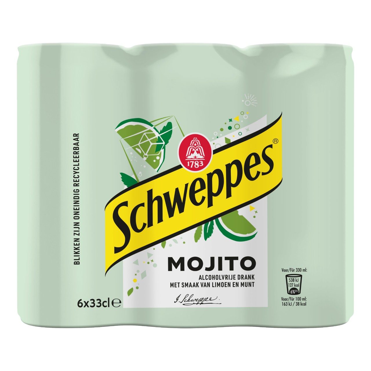 schweppes-mojito-zero-blikjes-33cl-tray-24-stuks