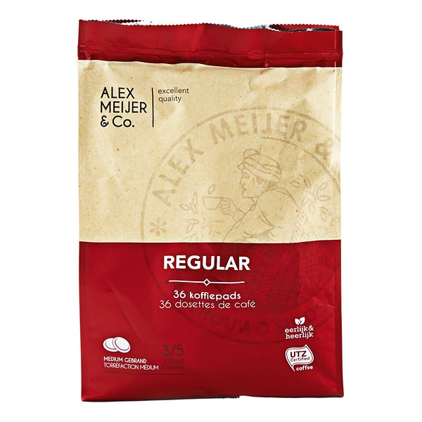 Alex-Meijer-Koffiepads-Regulair-Zak-36-goedkoopste