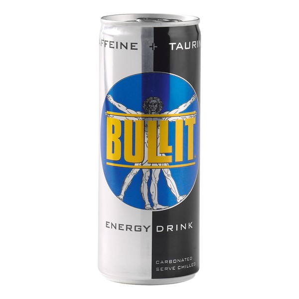 Bullit Energy Drink tray met 24 blikjes van 25cl