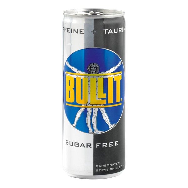 Bullit Energy Drink Sugarfree Tray 24 Blikjes 25cl