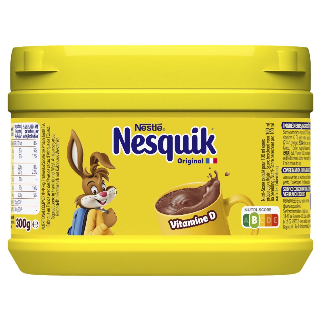Nesquik Cacaopoeder Nestlé 300 Gram Doos 2 Stuks