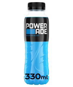 Powerade Mountain Blast sportdrank 33cl tray 24 flesjes