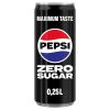 Pepsi Zero Cola 33cl tray met 24 blikjes