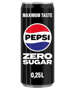 Pepsi Zero Cola 33cl tray met 24 blikjes