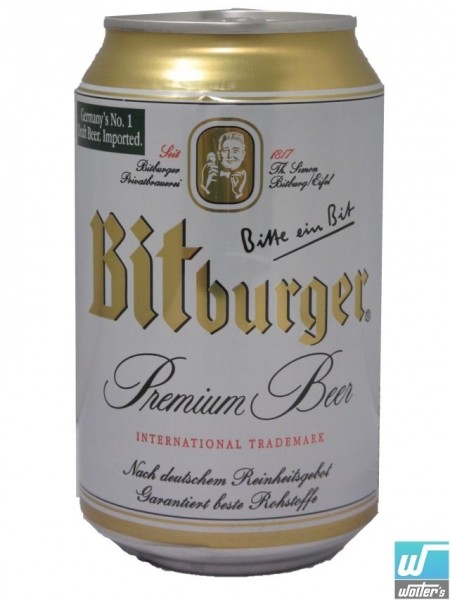 Bitburger bier blikjes 33cl tray 24 stuks Duits pils