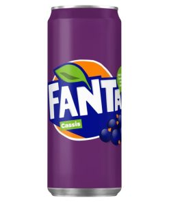 Fanta Cassis blikjes 33cl tray 24 stuks
