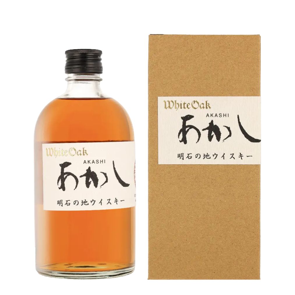 Akashi White Oak Japanse Whisky 50cl Met Geschenkverpakking