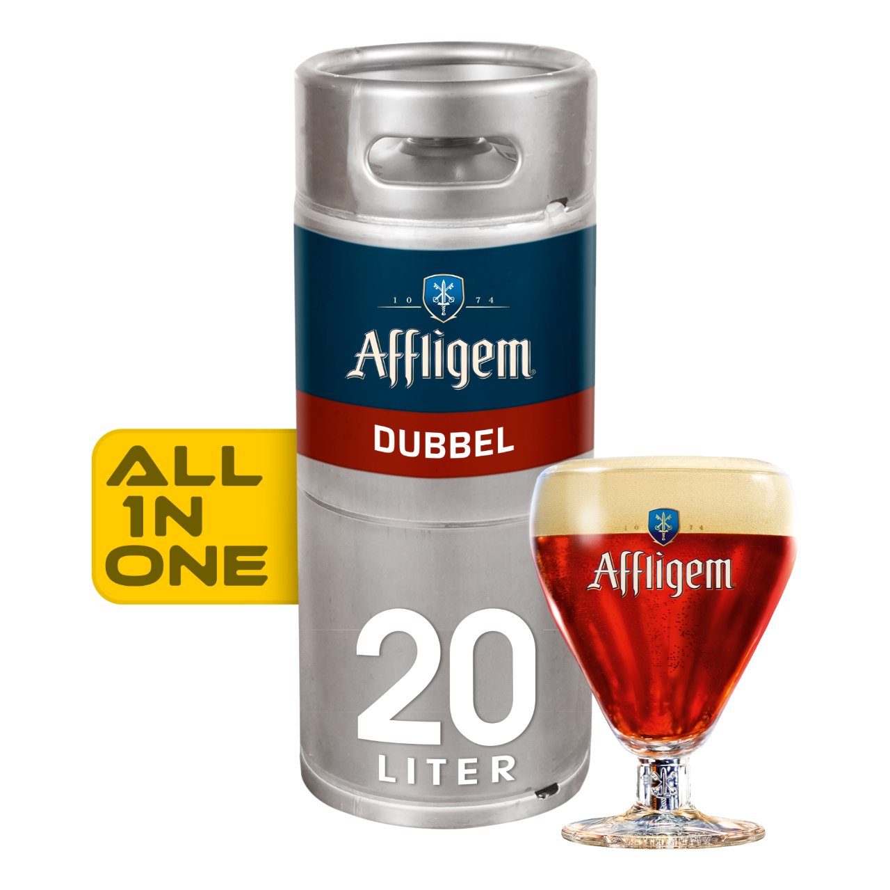 Affligem Dubbel Biervat 20 Liter All-in-One – Belgisch abdijbier