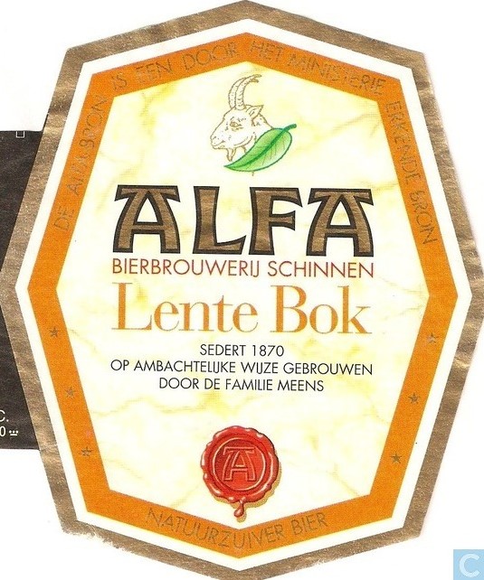 Alfa Lente Bok Fust 20 Liter seizoensbier