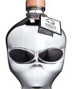 Outerspace Chrome Edition Vodka 70cl – Wodka in chromen alien fles