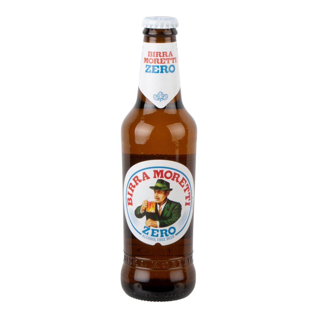 Birra Moretti Zero Alcoholvrij Bier Flesjes 30cl Krat 24 Stuks