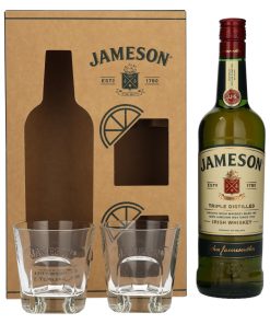 Jameson Irish Whisky 70cl cadeau set met 2 glazen