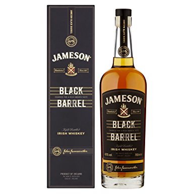 Jameson Black Barrel Irish Whiskey 70cl – volle, zachte Ierse whiskey gerijpt in dubbel verkoolde vaten