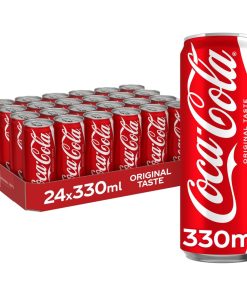 Coca Cola regular blikjes tray 24x 33cl