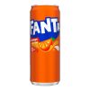 Fanta Orange Blikjes 33cl Tray 24 Stuks met sinaasappelfrisdrank