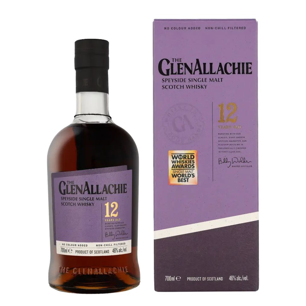Glenallachie 12 Years Whisky 70cl met Geschenkverpakking