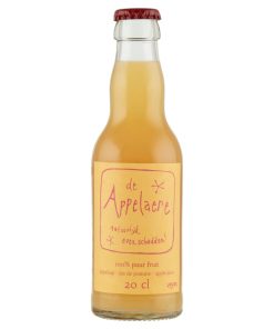 De Appelaere appelsap in glazen flesjes van 20cl, krat met 24 stuks