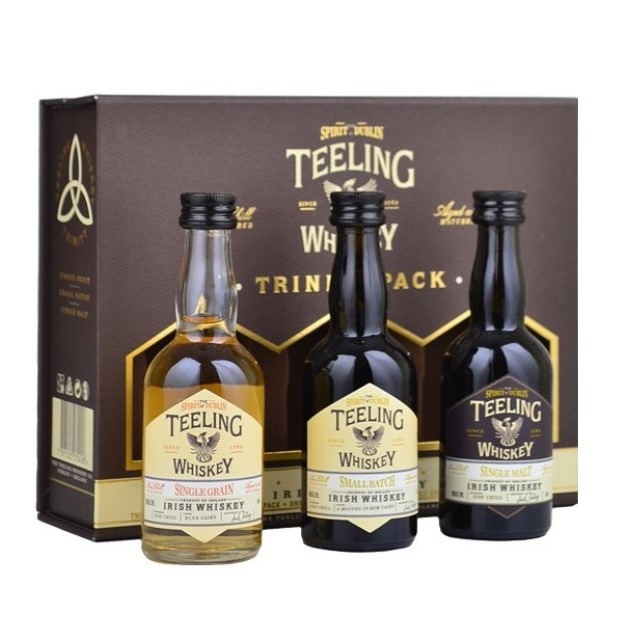 Teeling Trinity Giftset 3x15cl – Ierse whiskey proeverijset