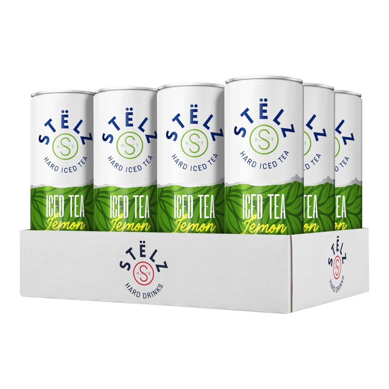 STËLZ Hard Iced Tea Lemon 25cl tray met 12 blikjes